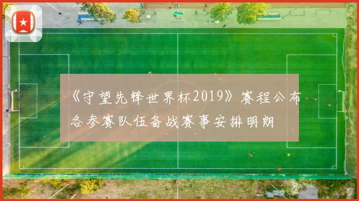 《守望先锋世界杯2019》赛程公布 各参赛队伍备战赛事安排明朗