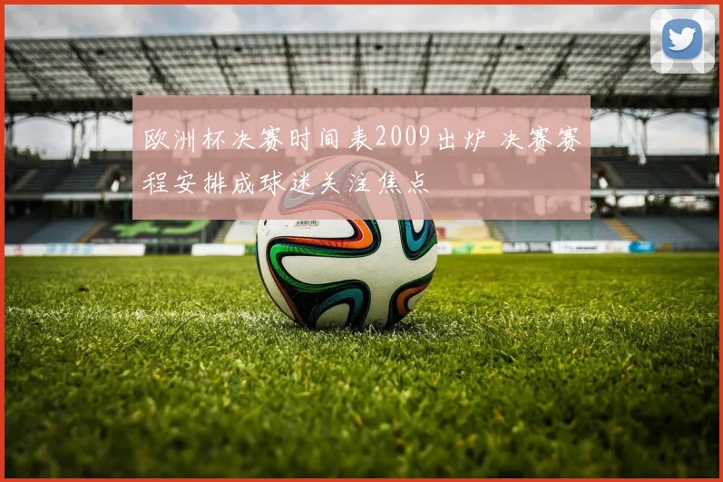 欧洲杯决赛时间表2009出炉 决赛赛程安排成球迷关注焦点